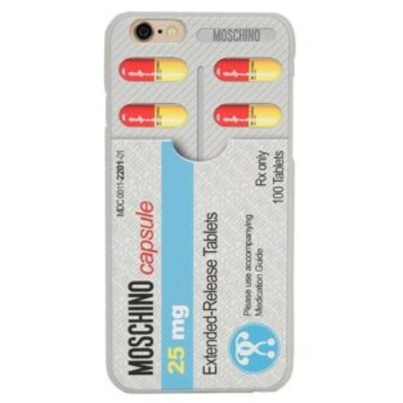 SS17 Pills CASE FOR iPhone 6 / 6S #JUSTSAYMOSCHINO
